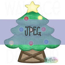 Load image into Gallery viewer, Rustic Farmhouse Christmas Tree JPEG

