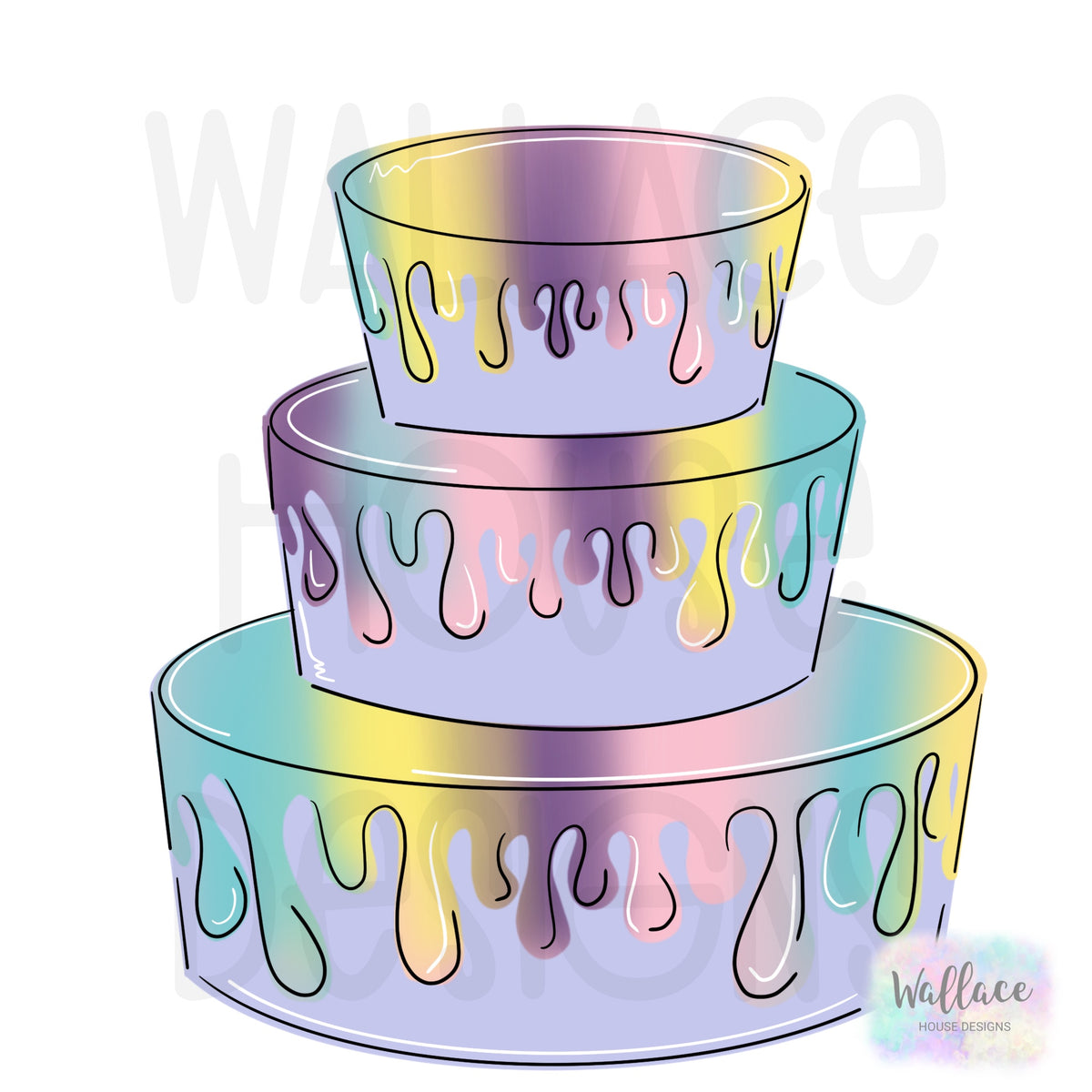 Birthday Cake Printable Template – wallacehousedesigns