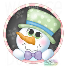 Load image into Gallery viewer, Virtual Paint Party - Peekaboo Snowman
