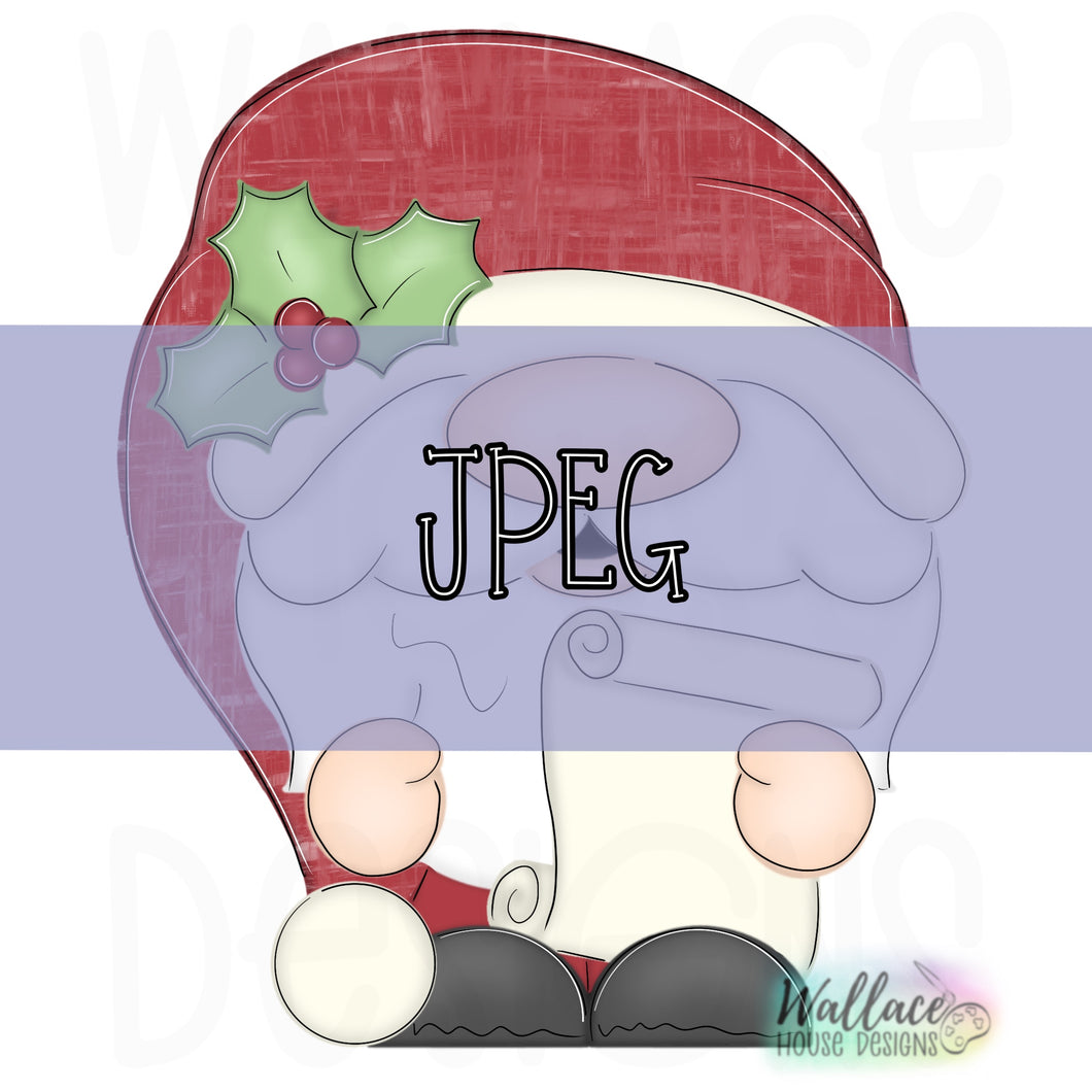 Santa‘s List Gnome JPEG