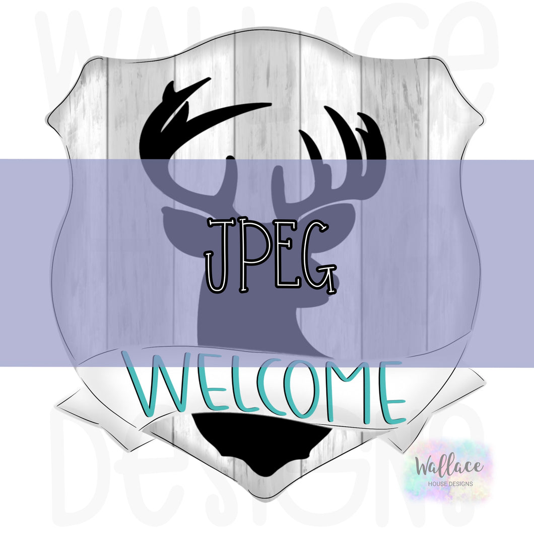 Welcome Deer Mount Banner JPEG
