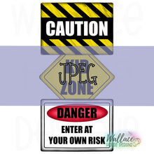 Load image into Gallery viewer, Kid Zone Caution Sign JPEG
