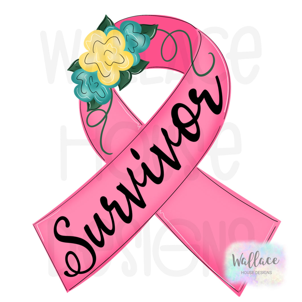 Floral Awareness Ribbon Printable Template – wallacehousedesigns floral-awareness-ribbon-printable-template-wallacehousedesigns