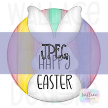 Load image into Gallery viewer, Happy Easter Bunny Silhouette JPEG
