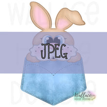 Load image into Gallery viewer, Pocket Full of Easter Bunny JPEG
