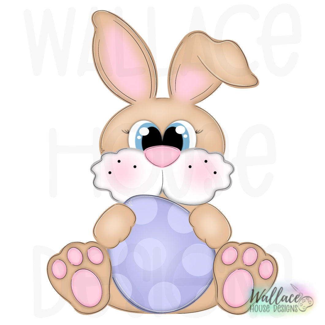 Adorable Easter Bunny Printable Template