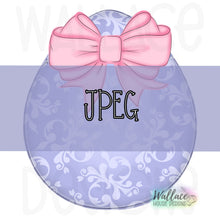 Load image into Gallery viewer, Topped with a Bow Easter Egg JPEG
