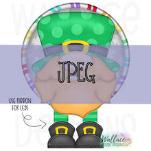 Load image into Gallery viewer, Leprechaun Gnome Ribbon Legs 2 Pc JPEG
